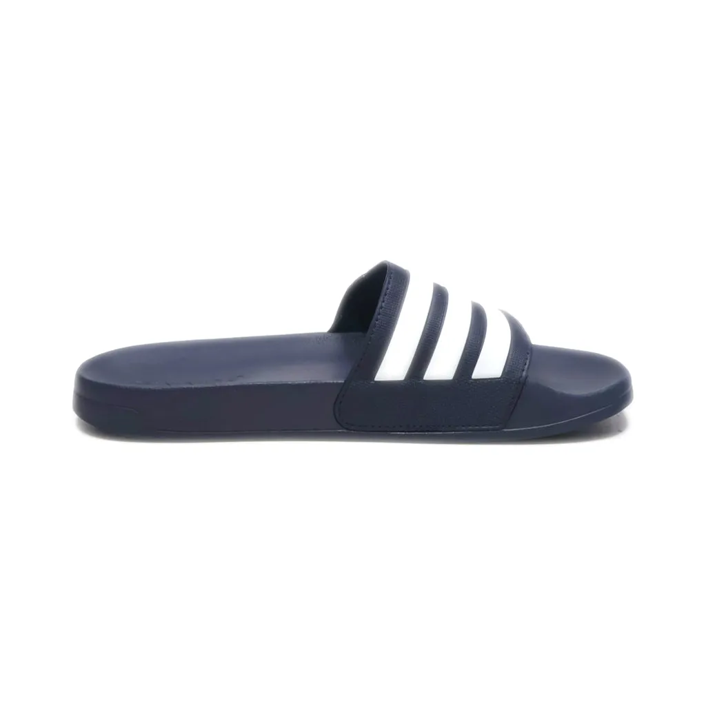 Adidas Adilette Sliders Fabric Blue Colour For Men