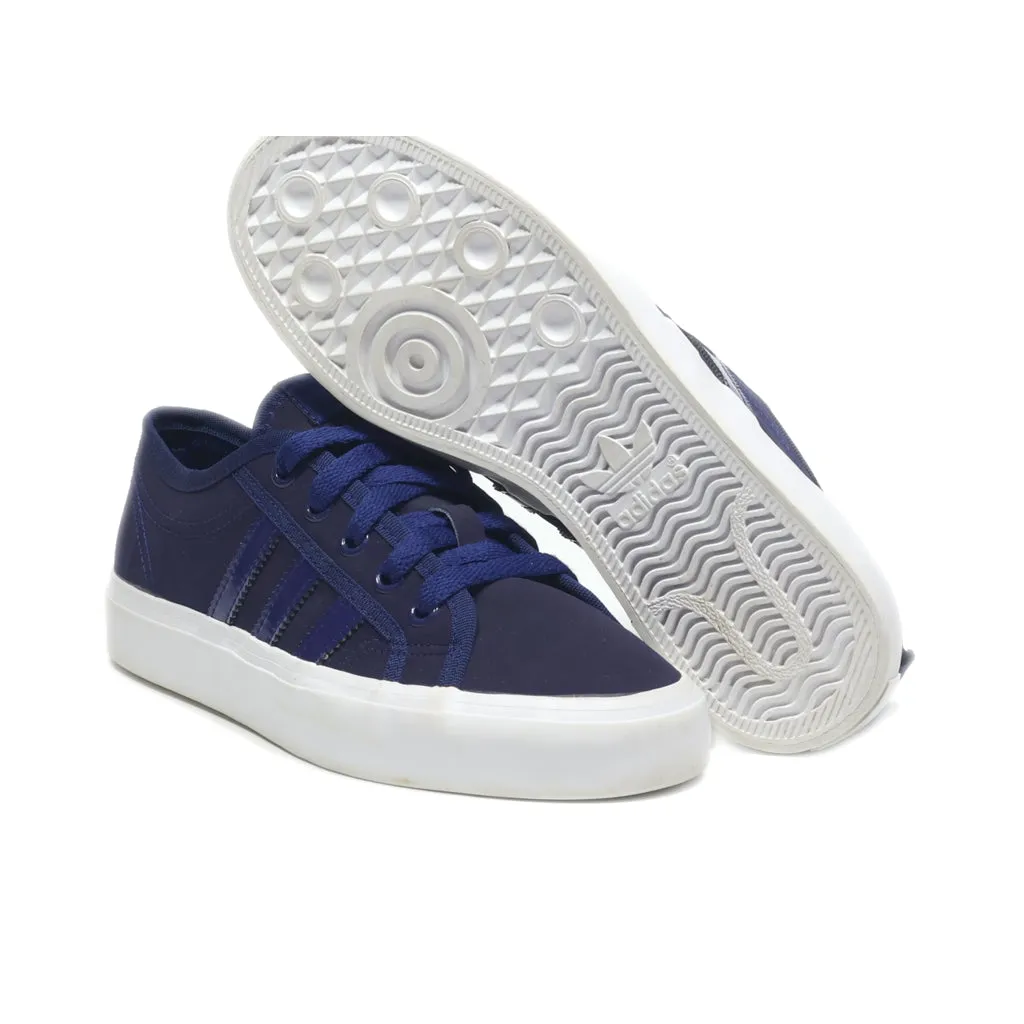 Adidas Nizza Sneakers Leather Blue Colour For Kids