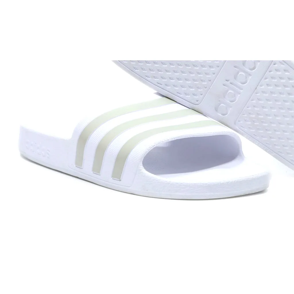 Adidas Sliders Rubber White Colour For Women