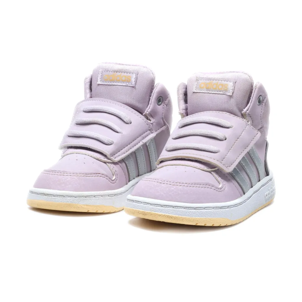 Adidas Sneakers Leather Purple Colour For Kids