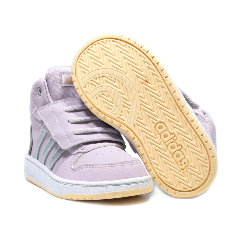 Adidas Sneakers Leather Purple Colour For Kids