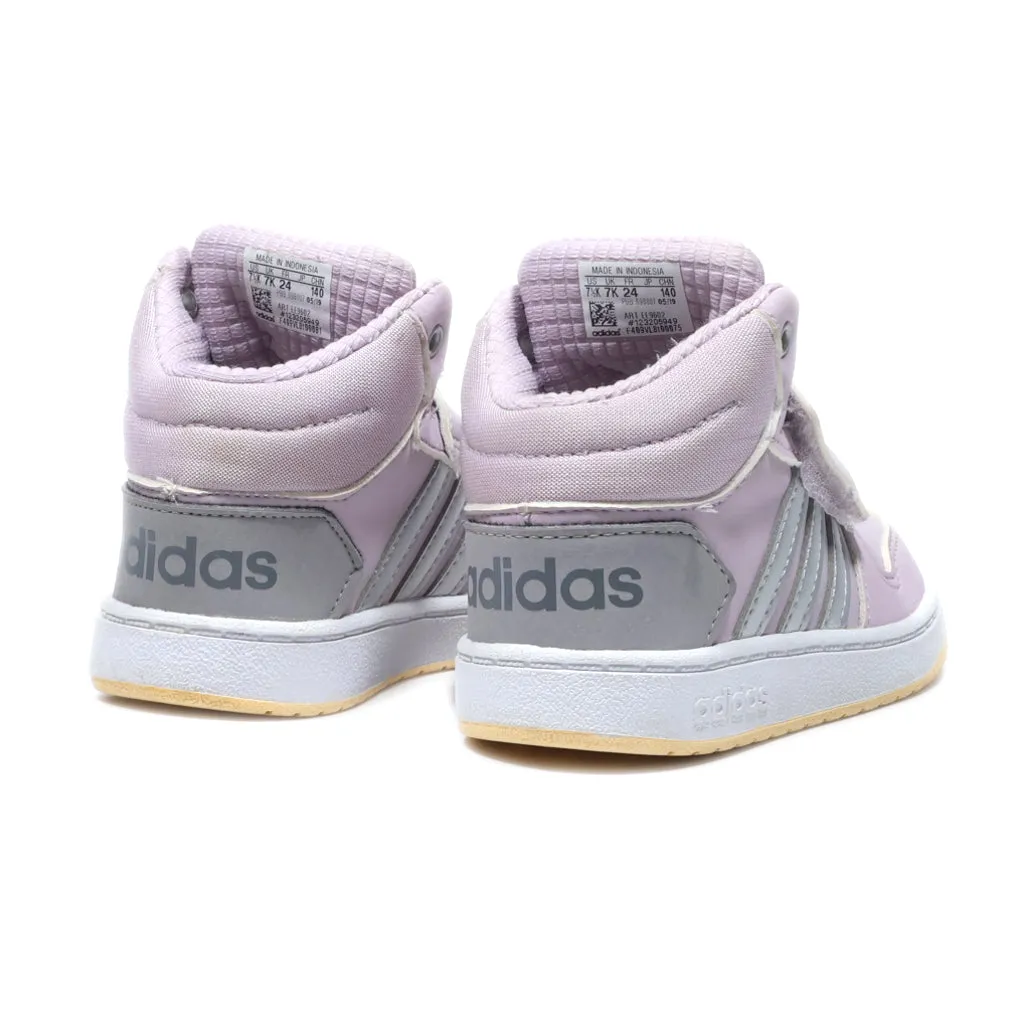 Adidas Sneakers Leather Purple Colour For Kids