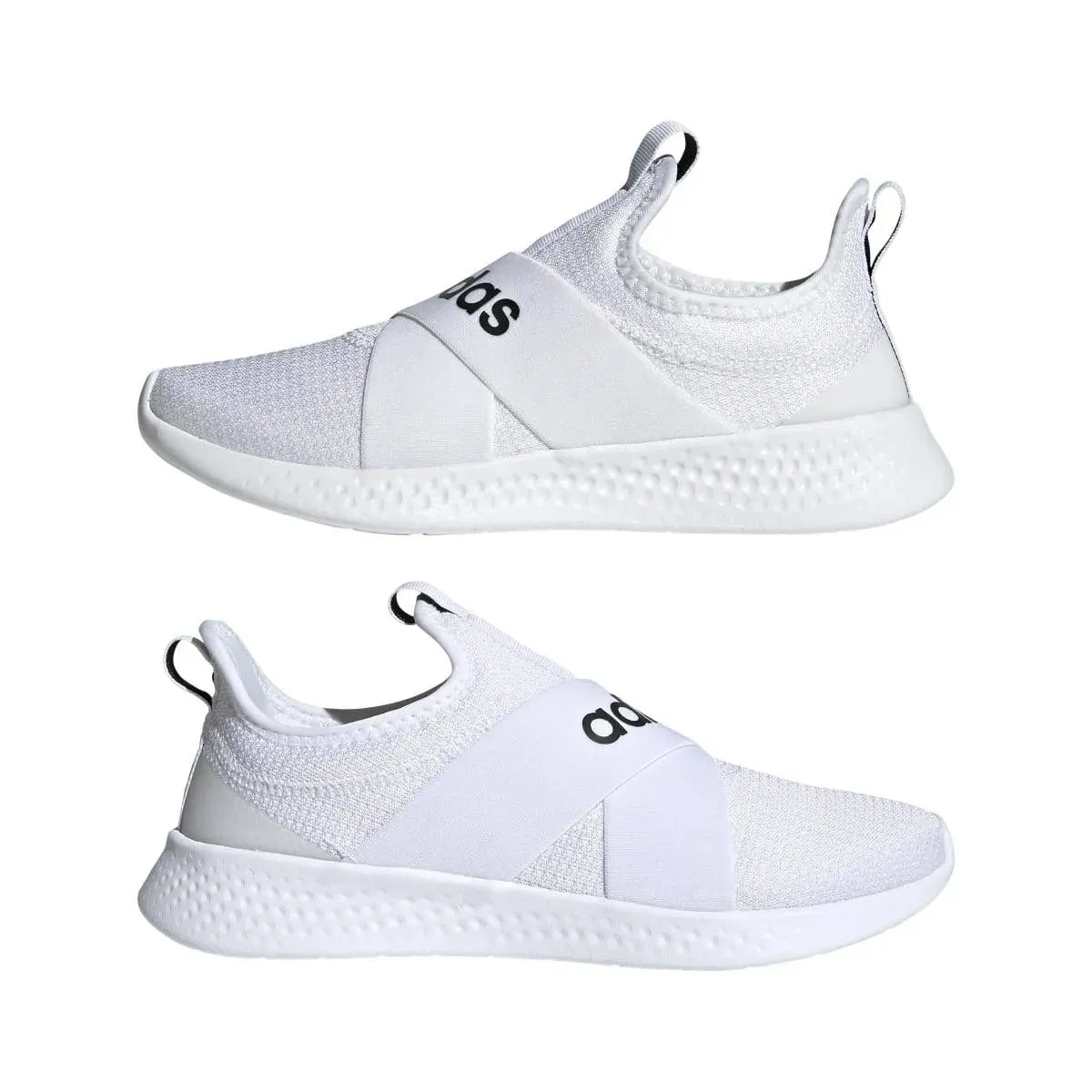 ADIDAS White Textile Running Shoes