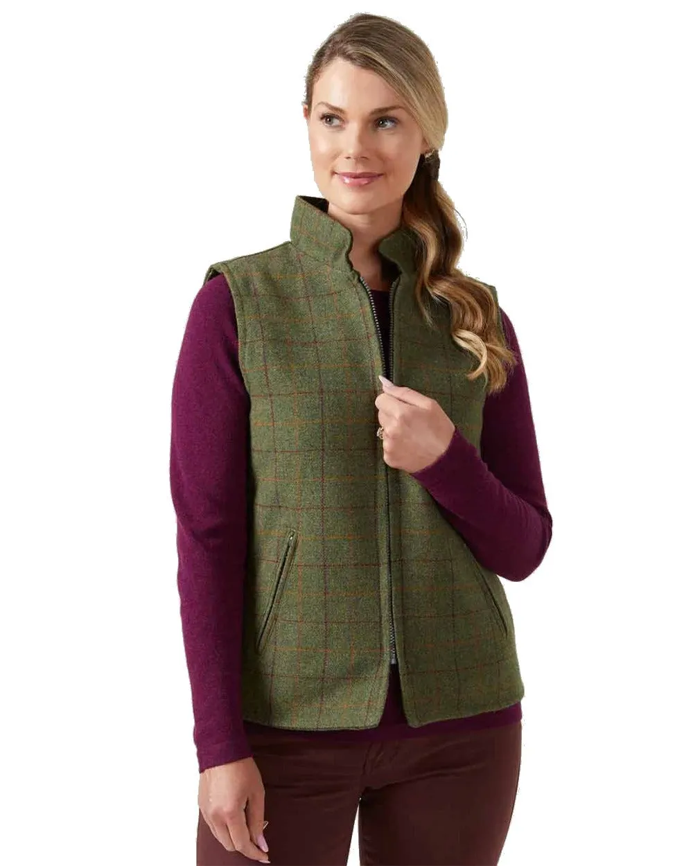 Alan Paine Rutland Womens Tweed Gilet