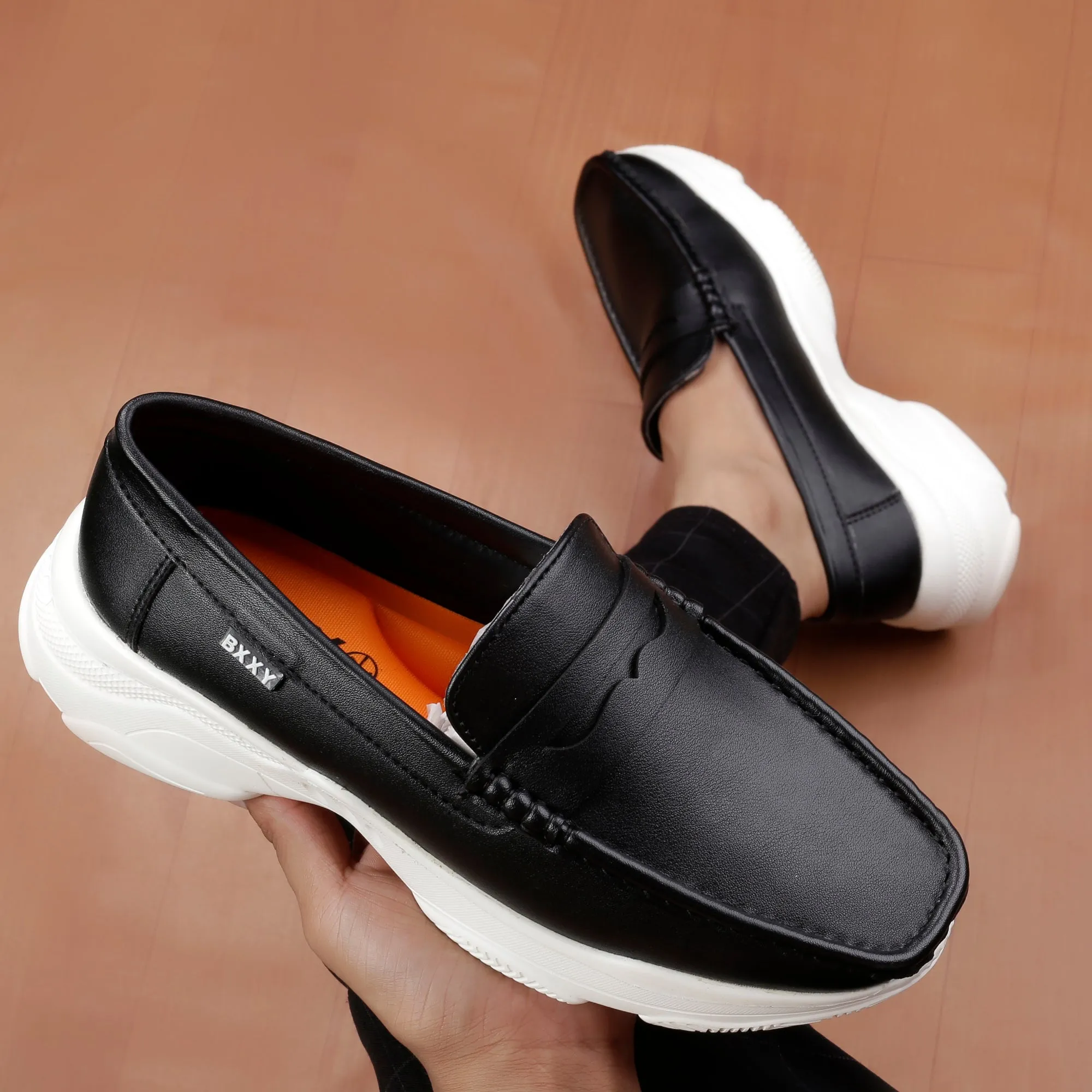 Bxxy New Stylish Men's Faux Leather Stylish Loafers