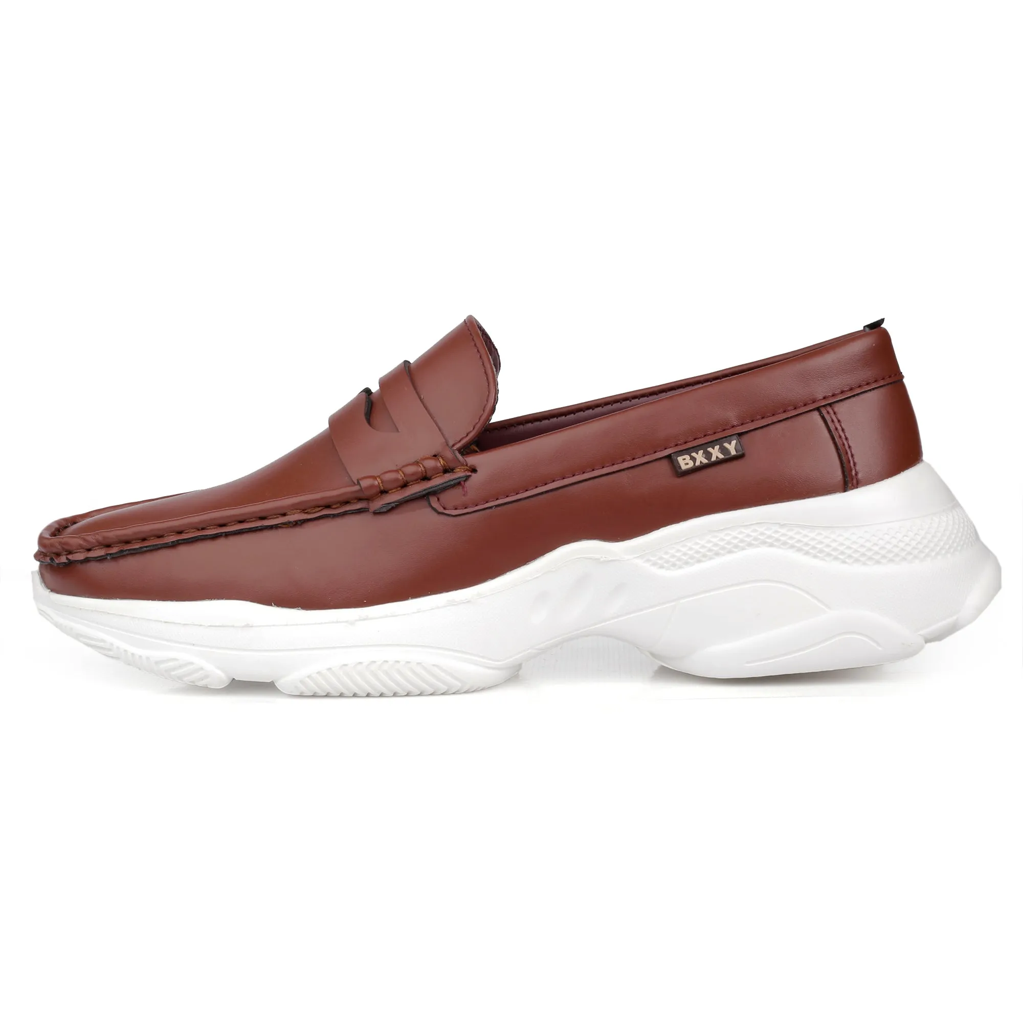 Bxxy New Stylish Men's Faux Leather Stylish Loafers