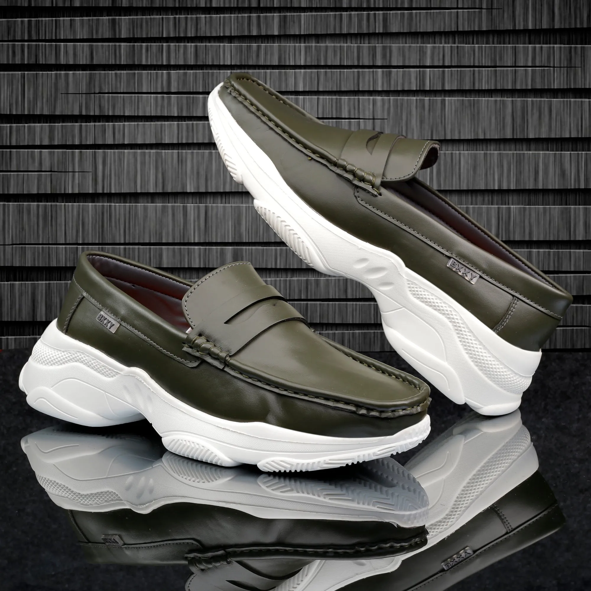 Bxxy New Stylish Men's Faux Leather Stylish Loafers