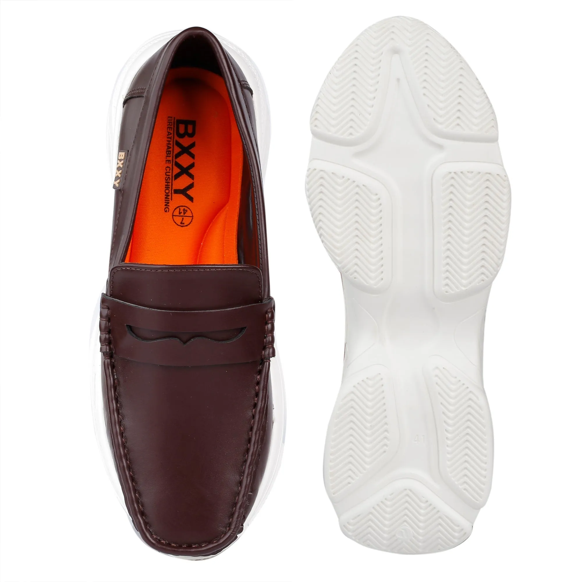 Bxxy New Stylish Men's Faux Leather Stylish Loafers