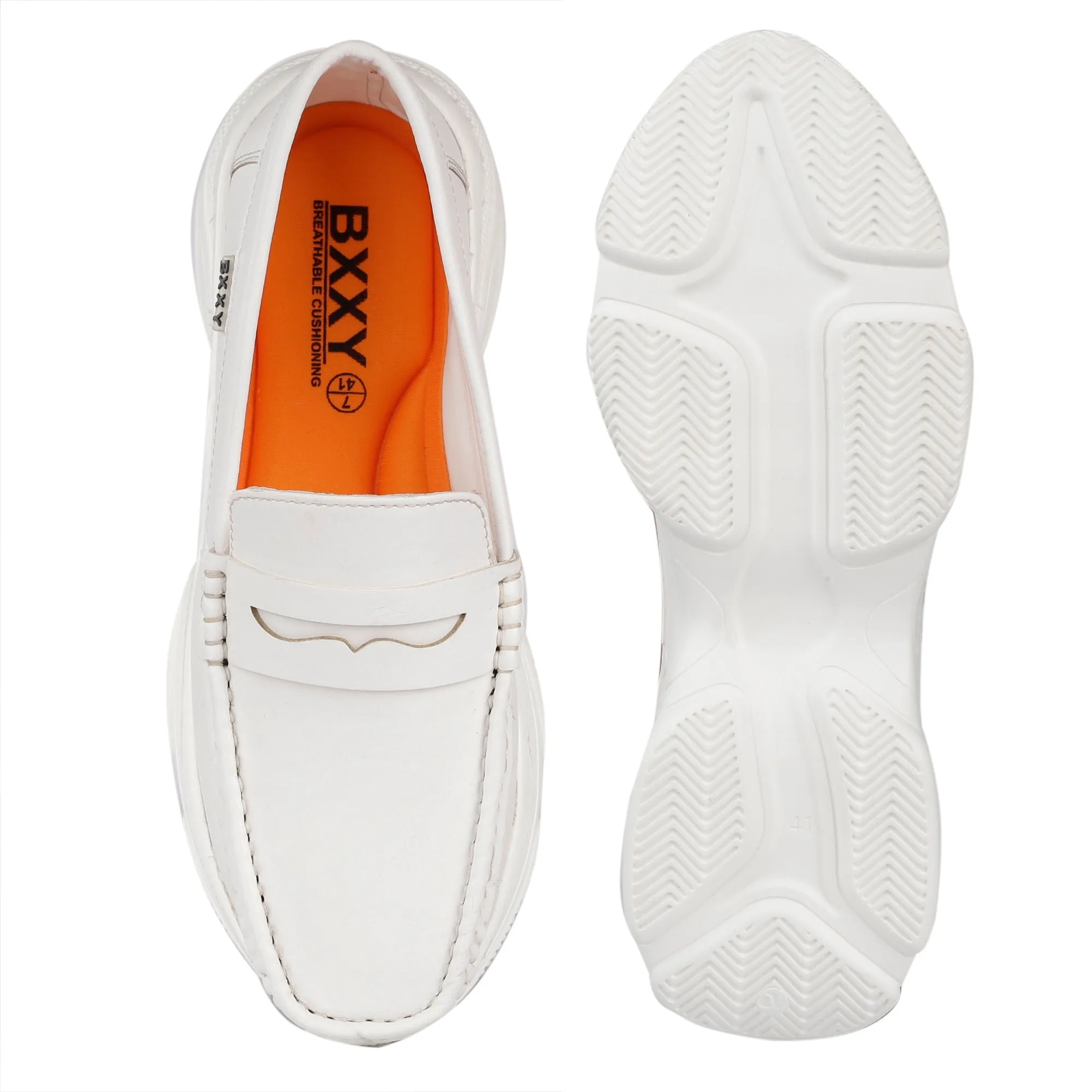 Bxxy New Stylish Men's Faux Leather Stylish Loafers