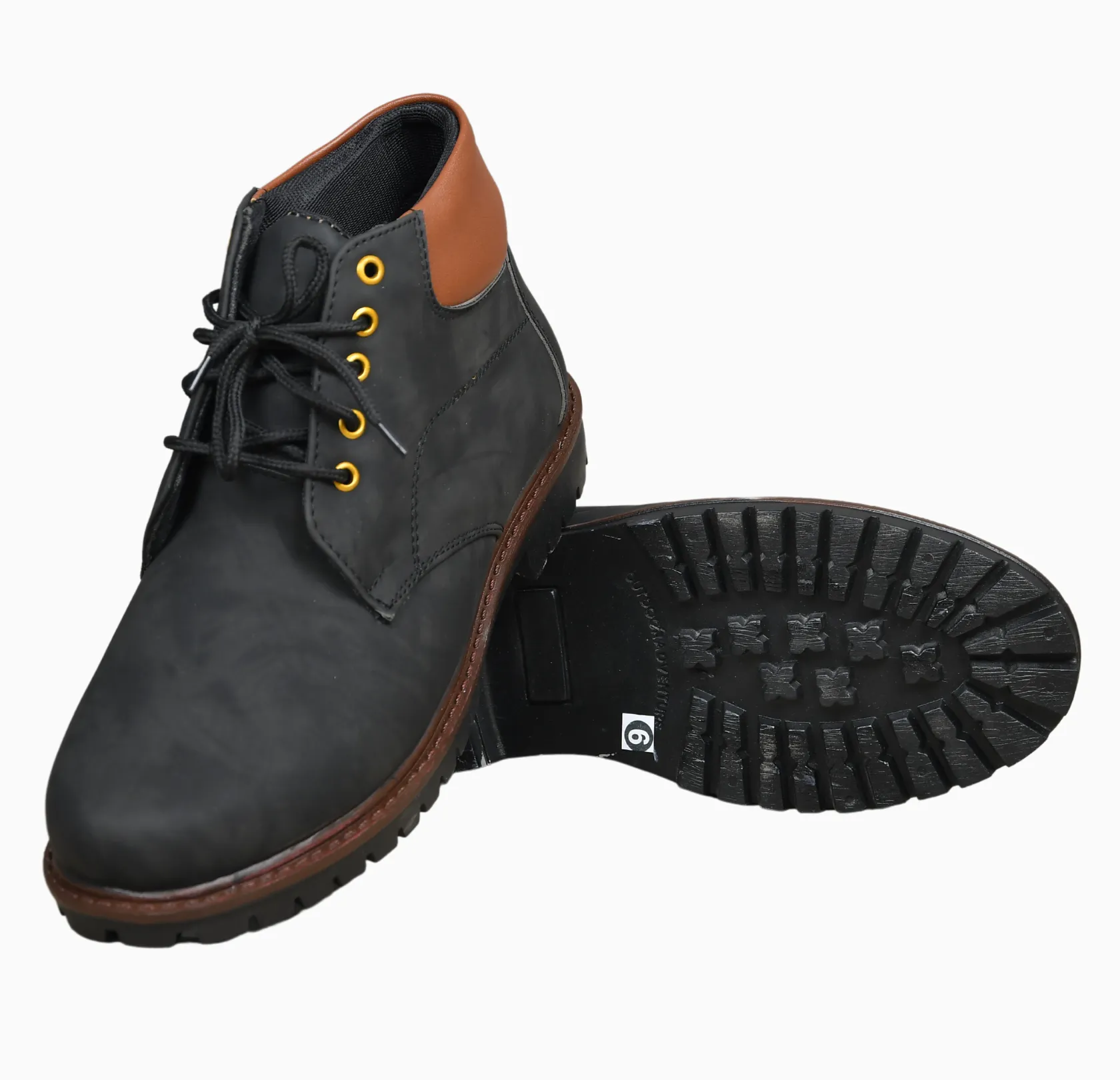 DyDron Black Wood Shoes