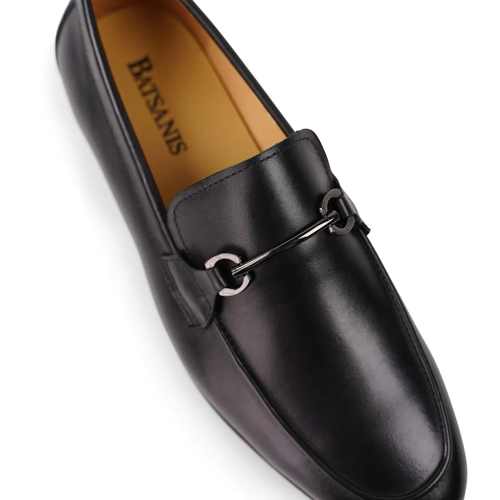 Ethan Black Calf Loafers