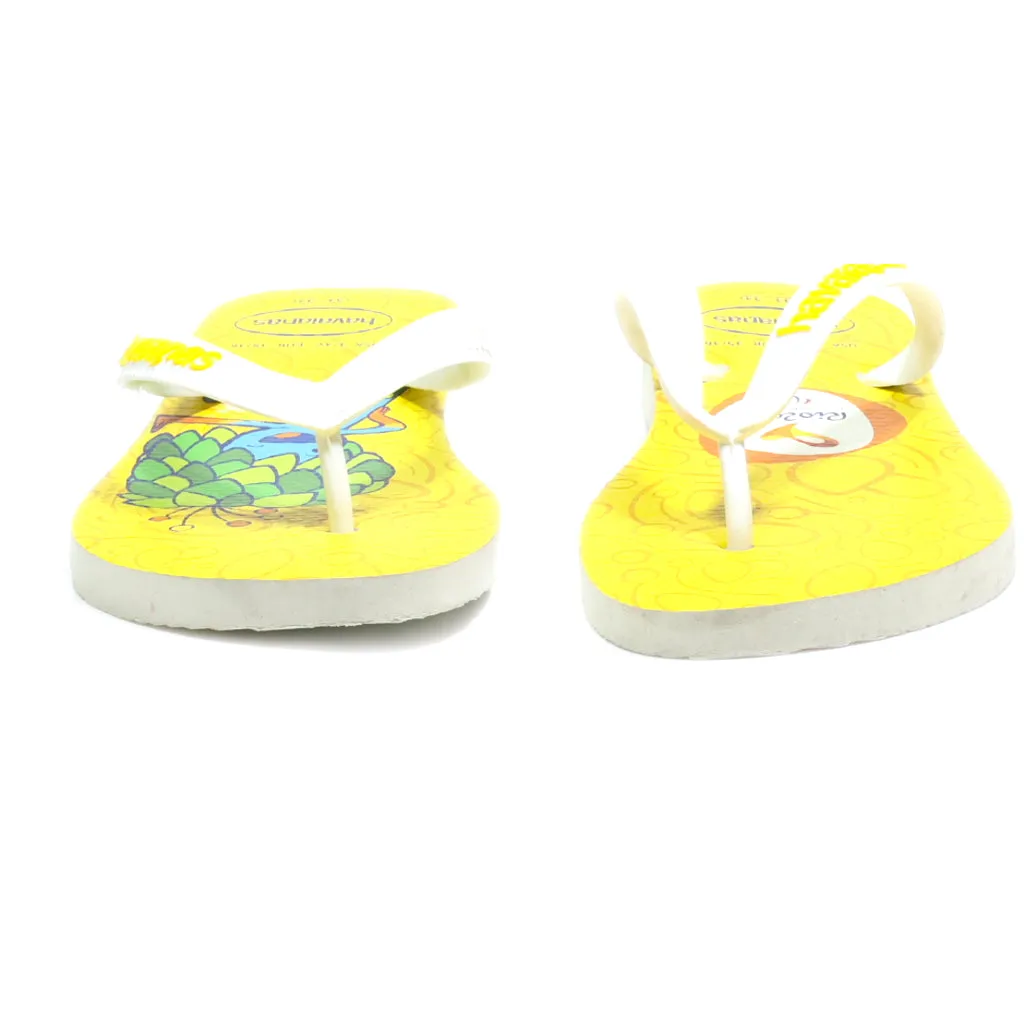 Havaianas Fantasy Flat Sandals Eva Green Colour For Kids