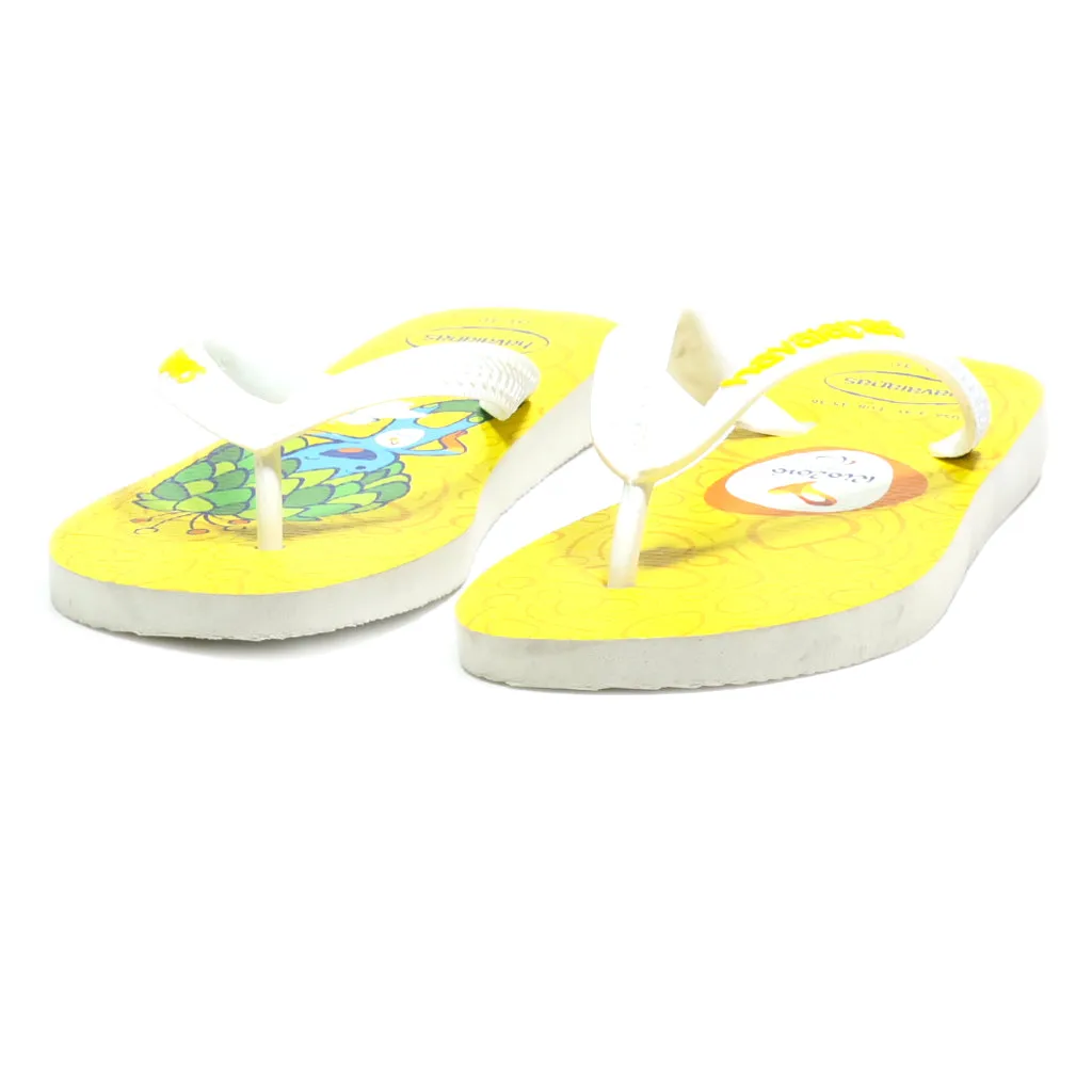 Havaianas Fantasy Flat Sandals Eva Green Colour For Kids