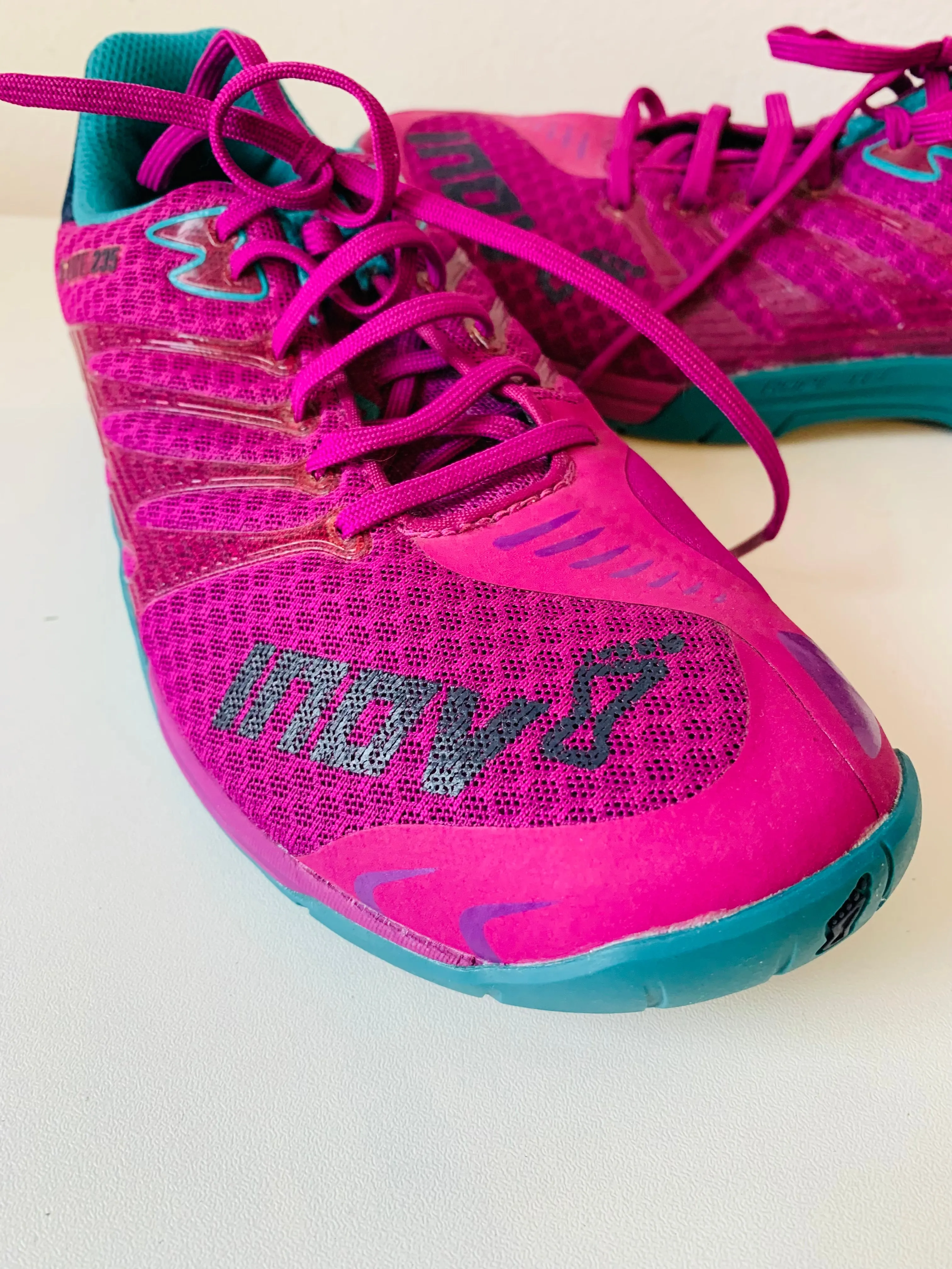 Inov-8 Women’s F-Lite 235 Pink/Aqua Fitness Shoe New