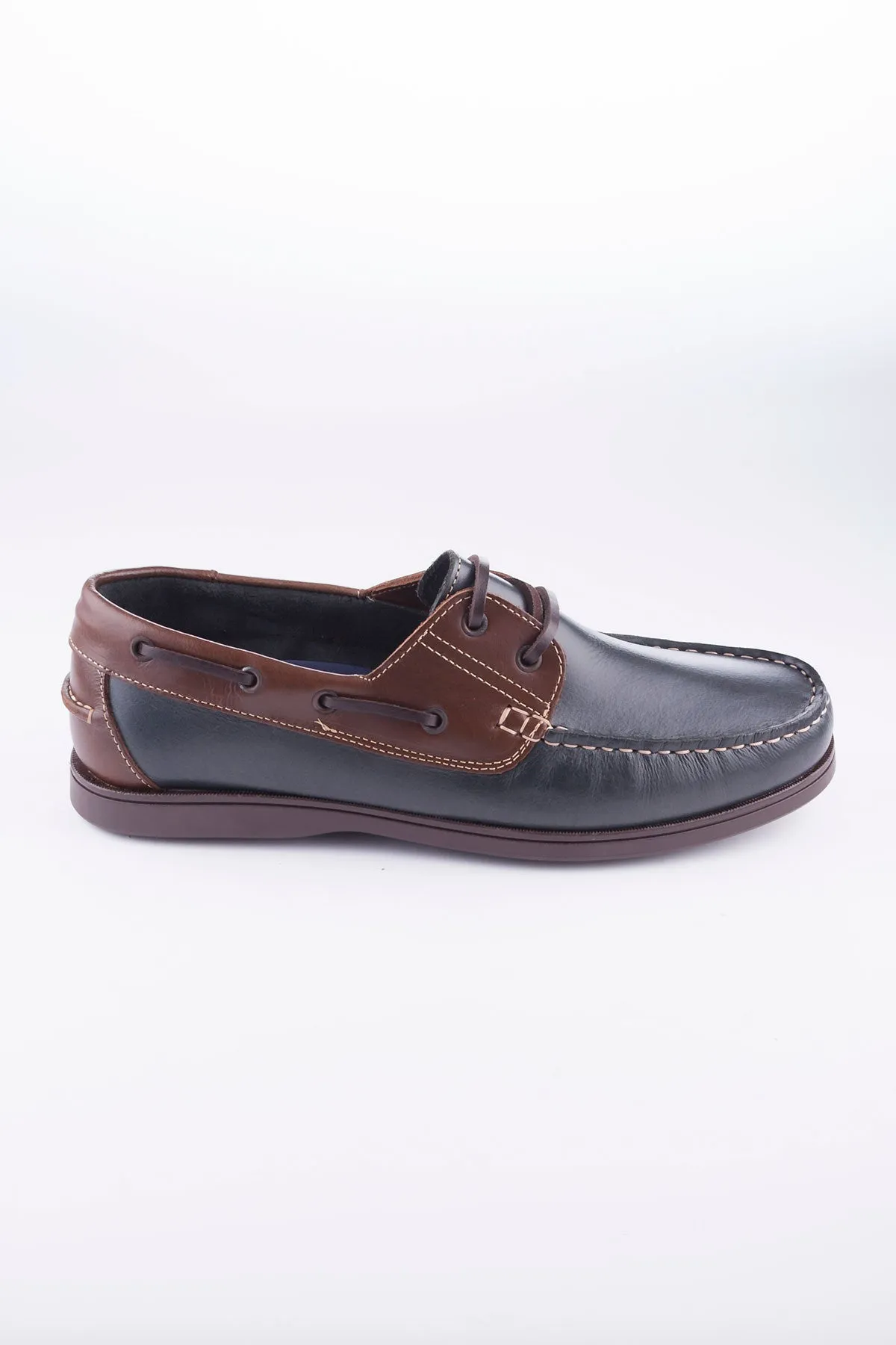 Laced Leather Deck Shoes