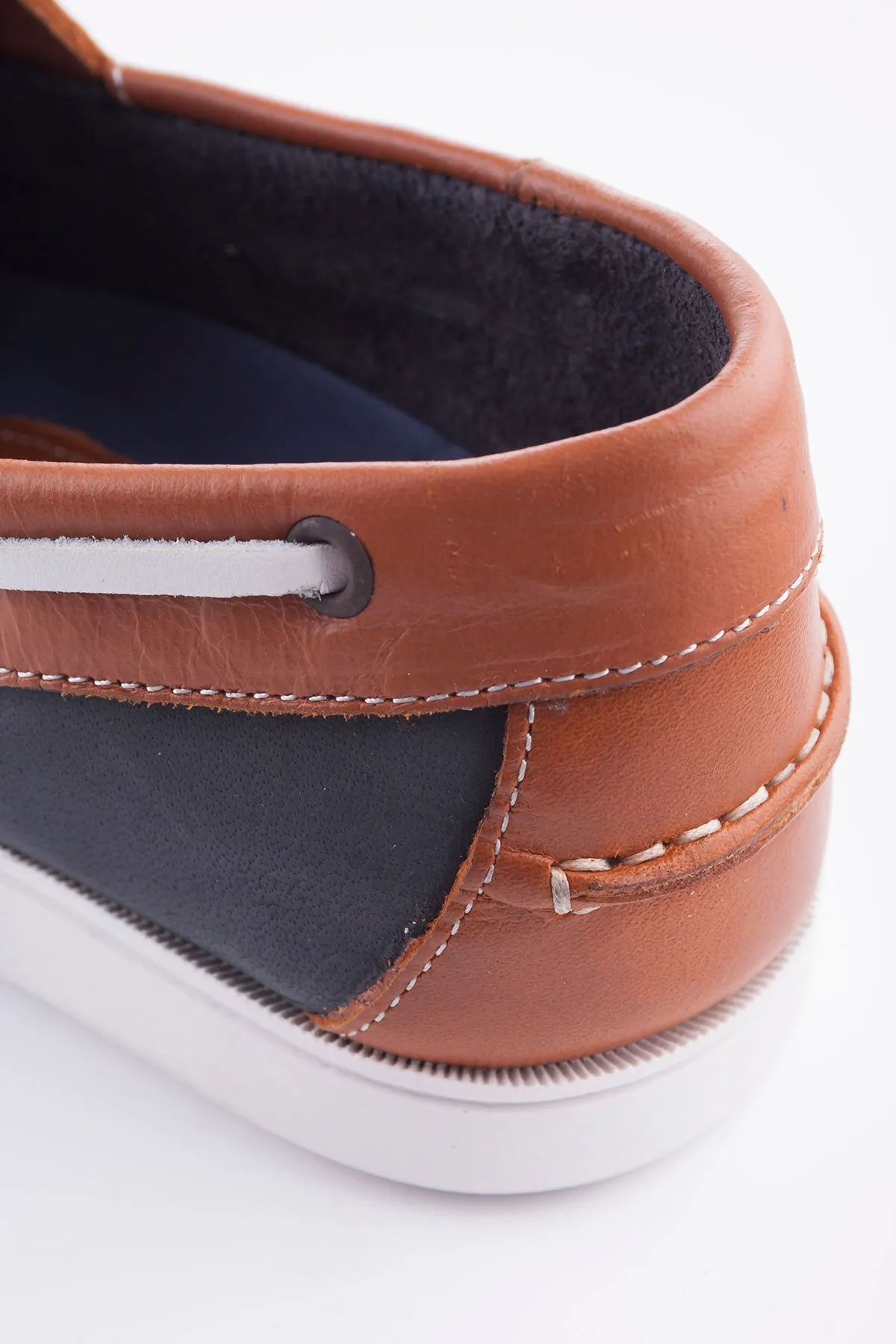 Laced Leather Deck Shoes