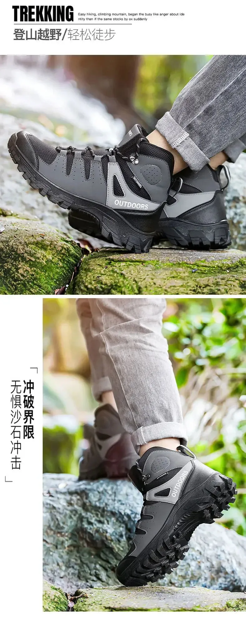 Leather Boots Branded Tennis Ankle Sneakers Safety Tennis Shoes Men Winter Designer Luxury 2024 Brand Mountaineering Kid Tennis