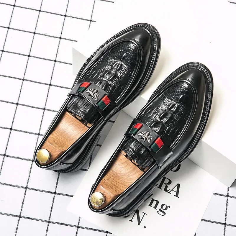 Men Casual Breathable Comfortable Business Leather Loafers