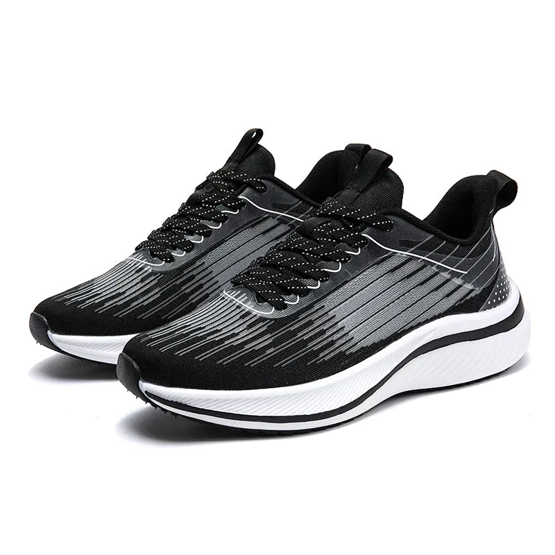 Men's and Women's Running Shoes Walking Sports Mesh Breathable Comfortable Lightweight Fashion Sneakers