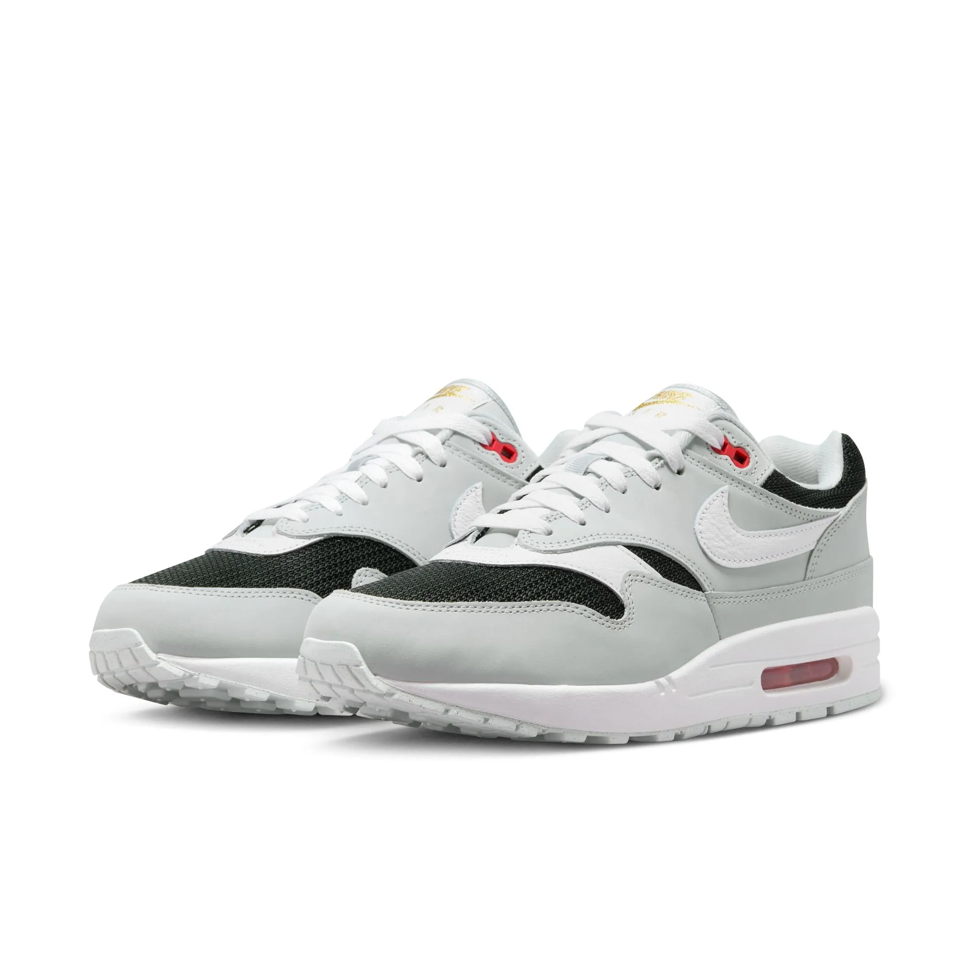 Men's Nike Air Max 1 Premium - PURE PLATINUM/WHITE-BLACK-SPORT RED