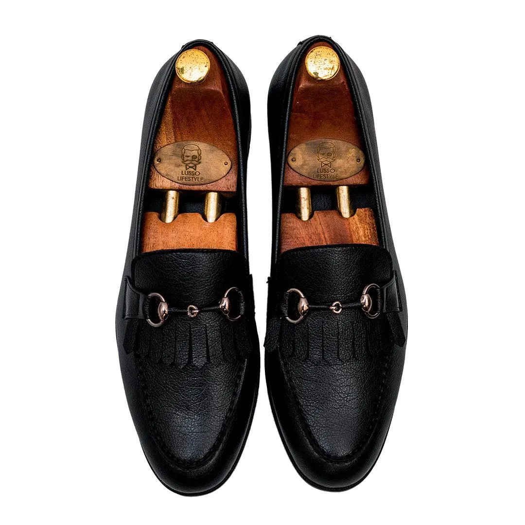 MONTLE - BLACK HORSEBIT SLIP-ON