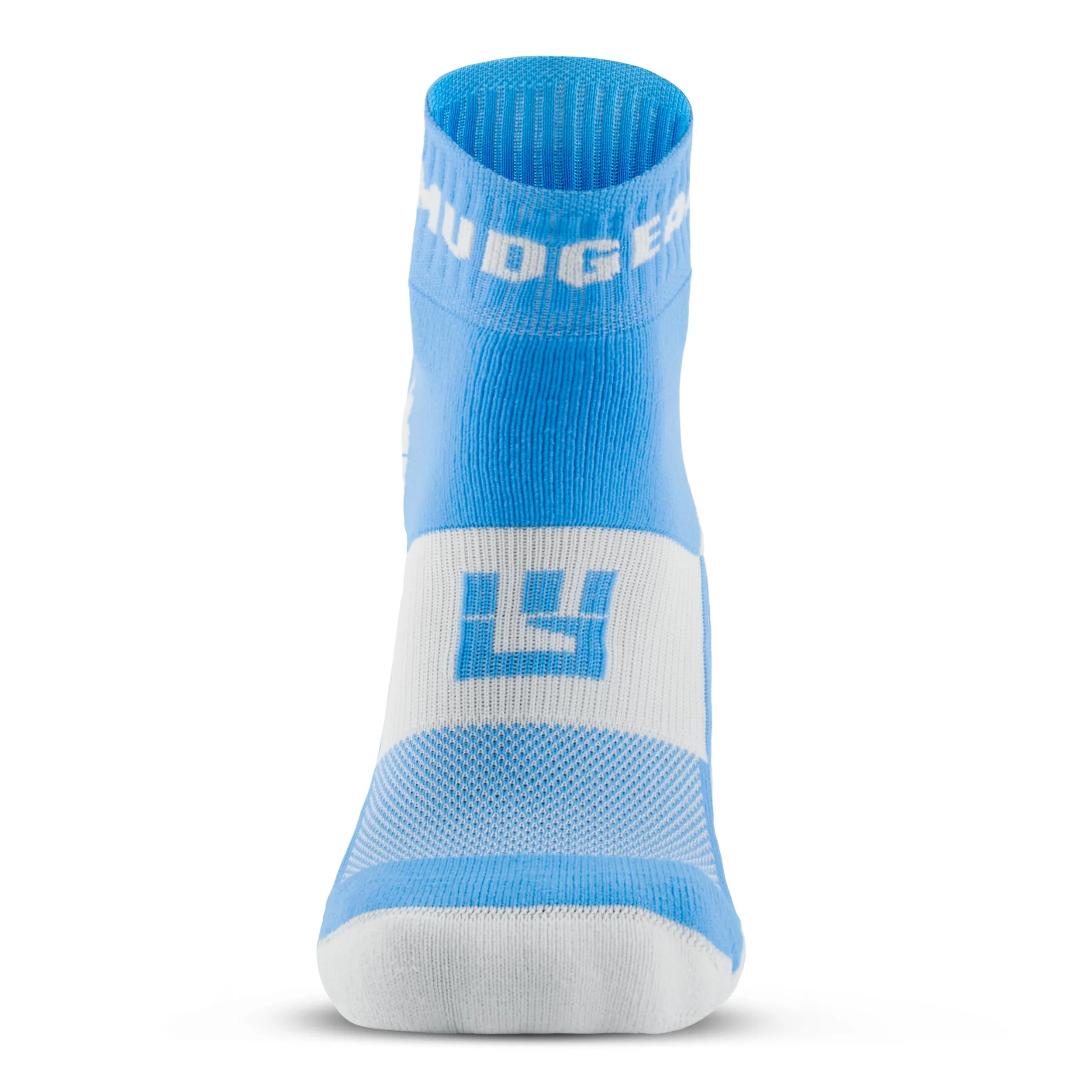 MudGear Quarter (¼) Crew Socks - Neon Blue (2 pair pack)