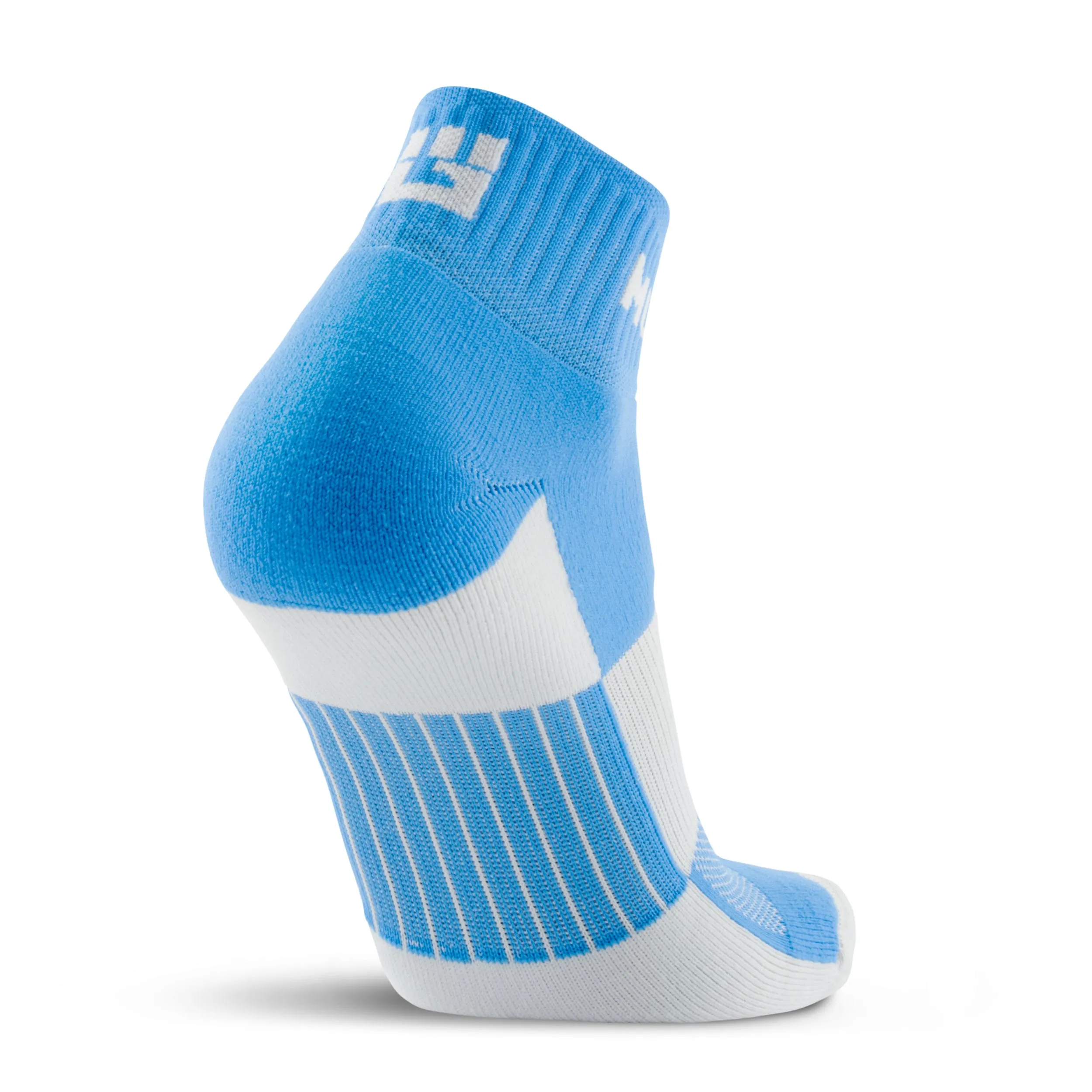 MudGear Quarter (¼) Crew Socks - Neon Blue (2 pair pack)