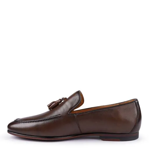 Nathan Brown Milled Loafers