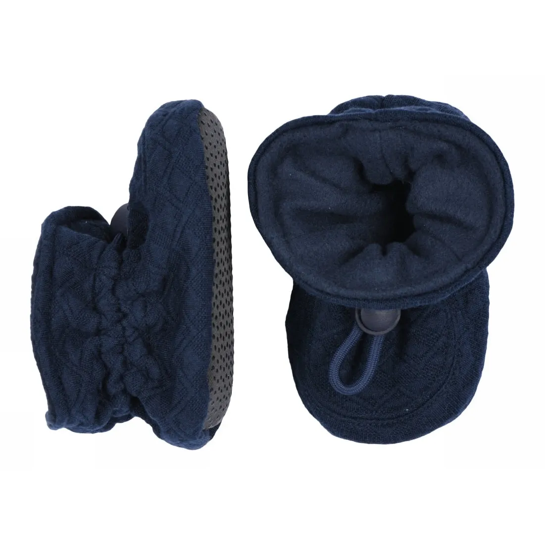 Quilted textile slippers