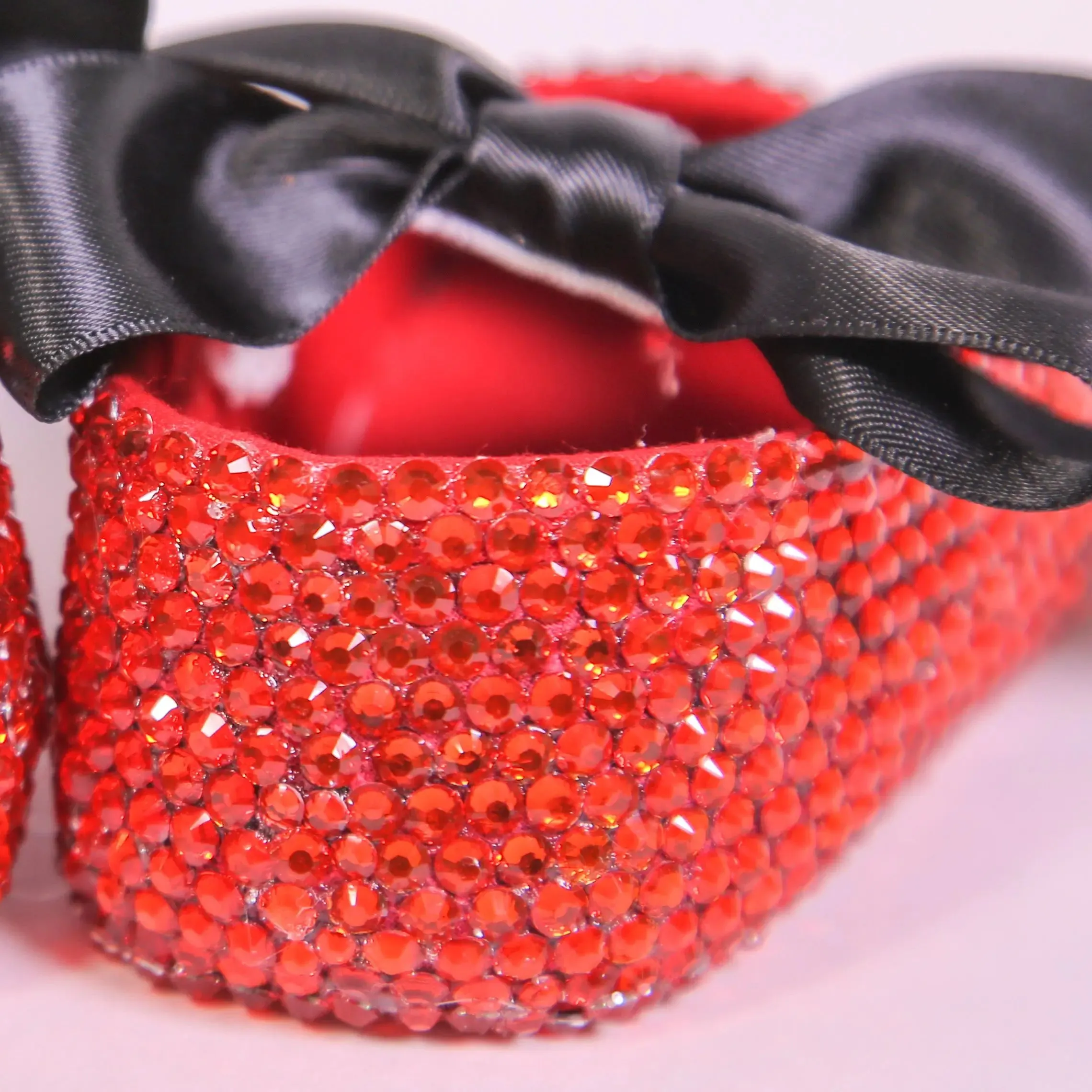 Rhinestone Slippers for Baby Girls