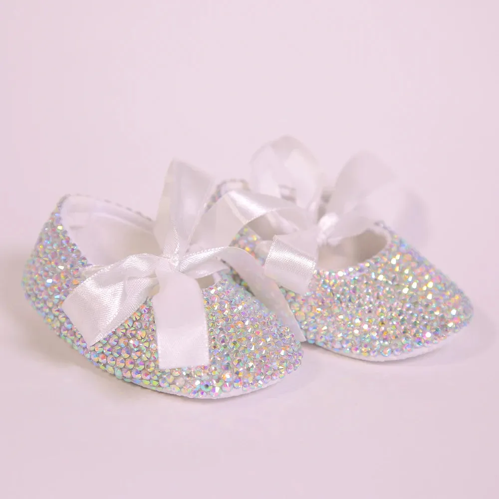 Rhinestone Slippers for Baby Girls