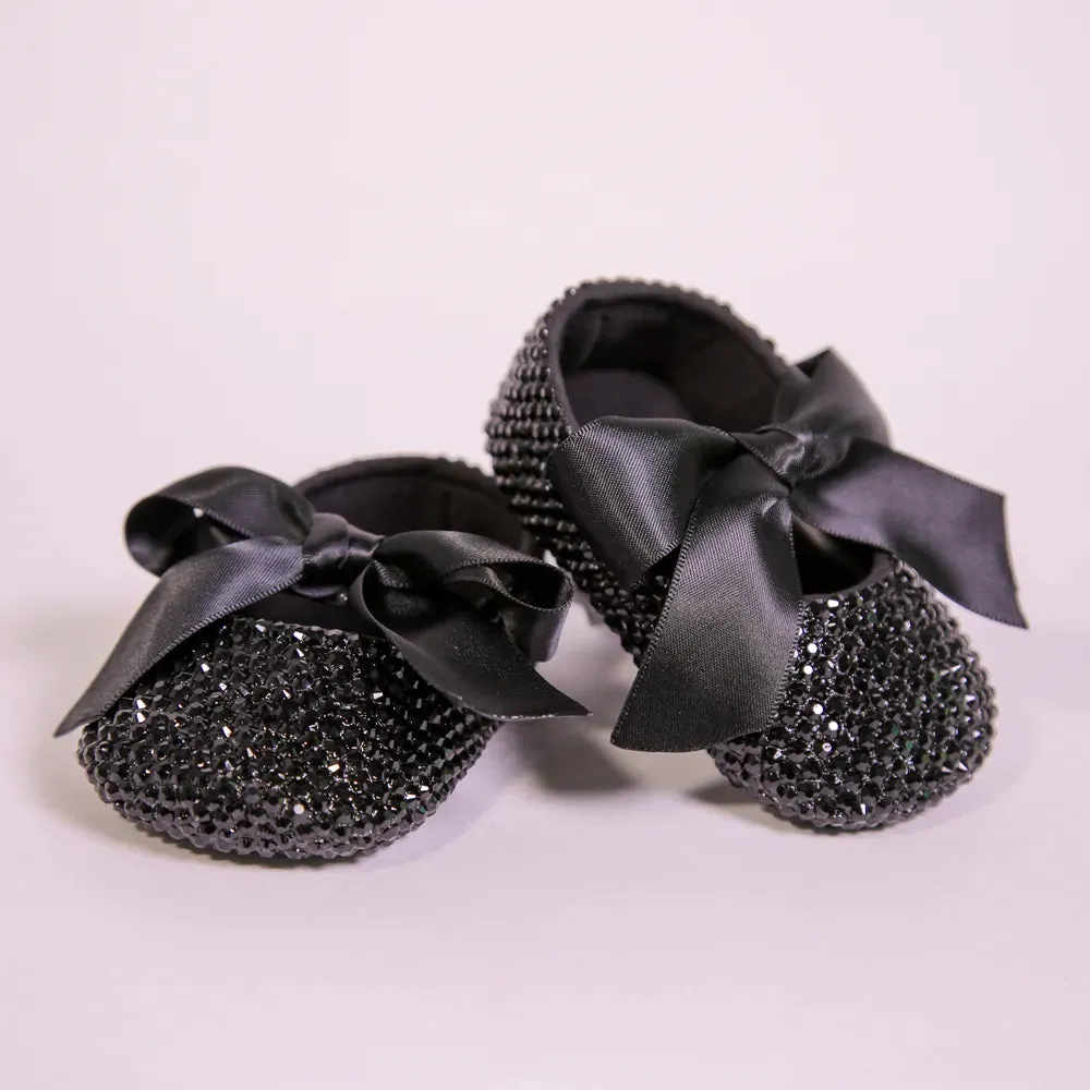 Rhinestone Slippers for Baby Girls