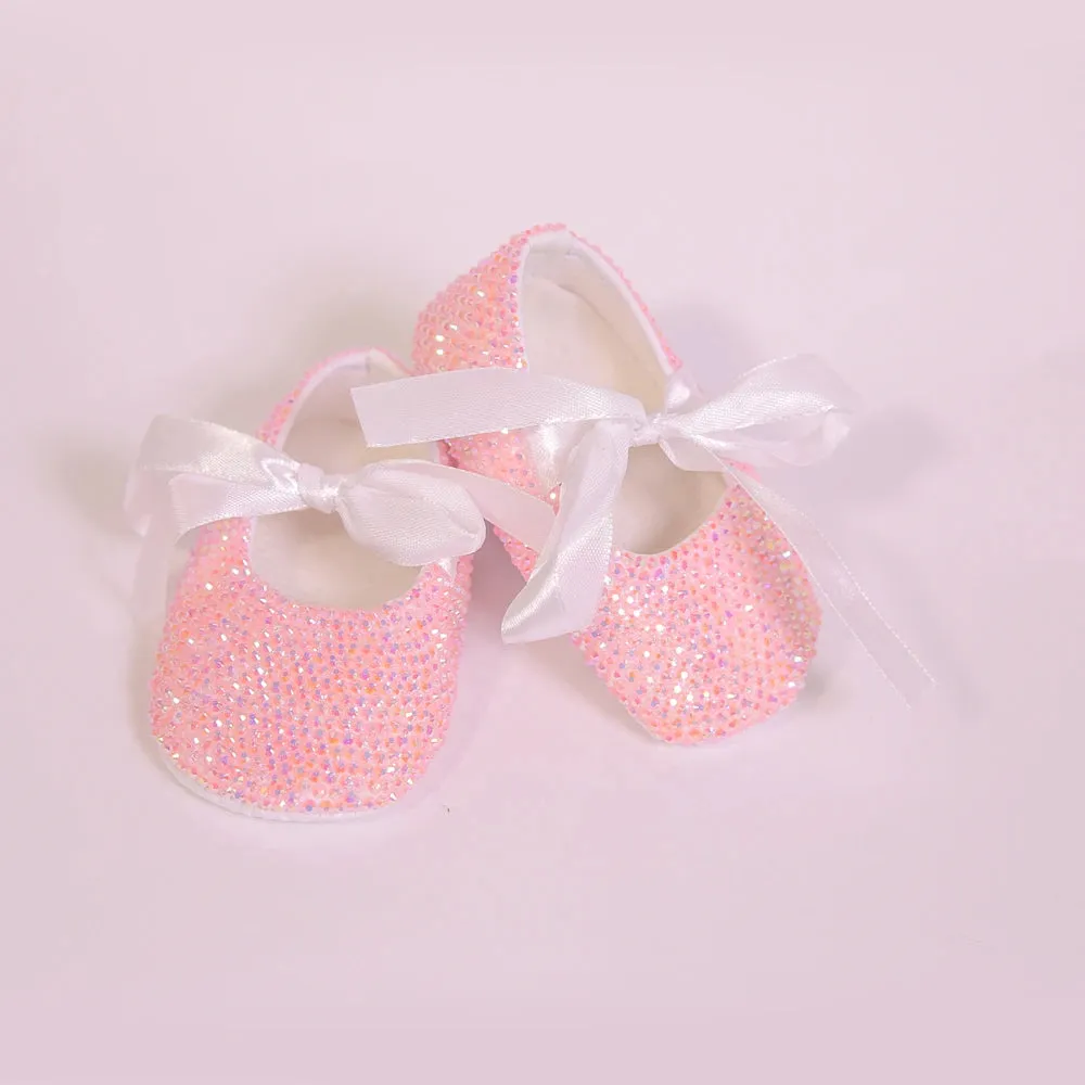 Rhinestone Slippers for Baby Girls