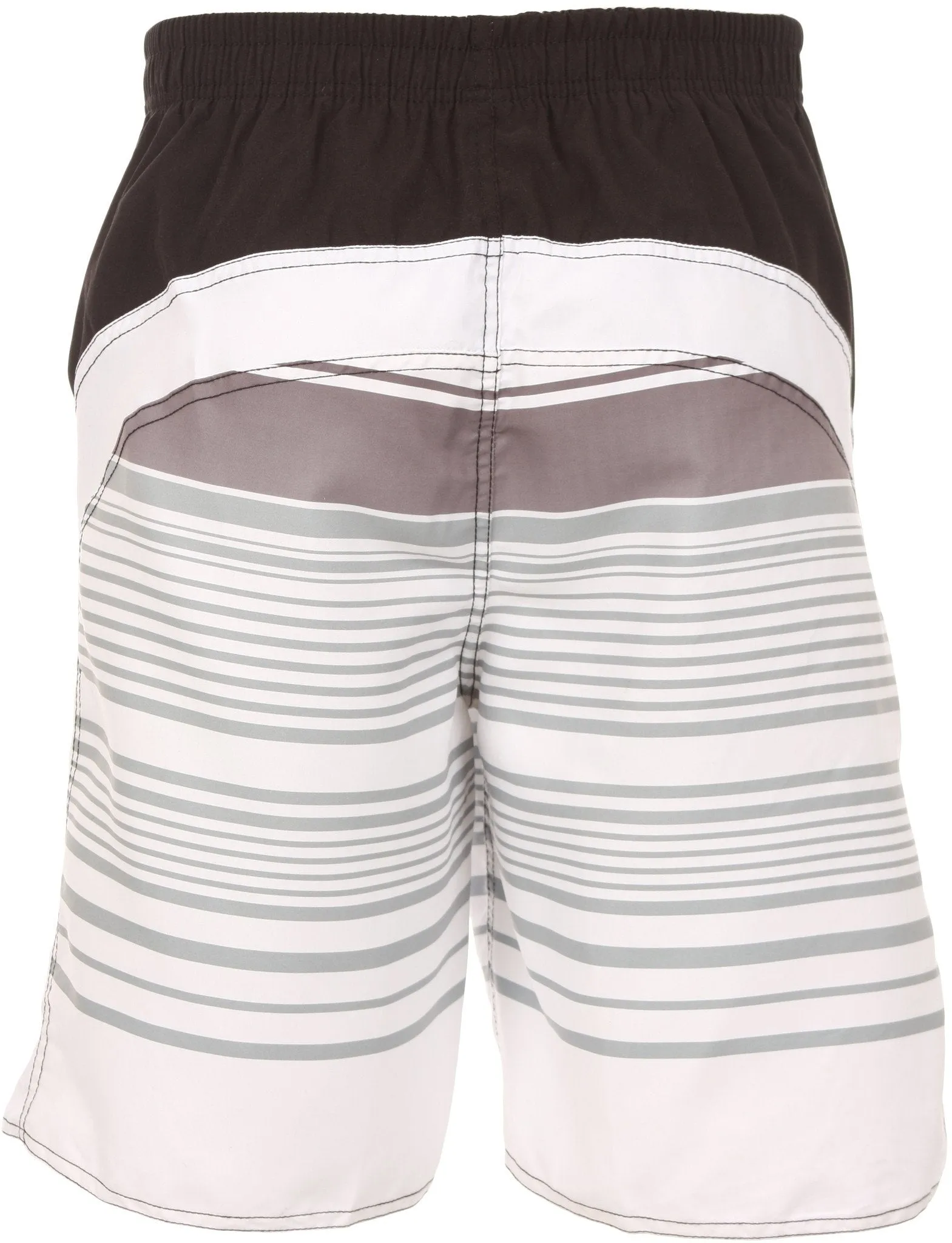 Sakkas Jaiel Multi Color Striped Design Skate Surf Board Short / Swim Trunks