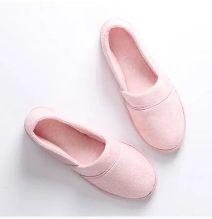 Thermal Cotton-Padded Soft Outsole Indoor Slippers For Women