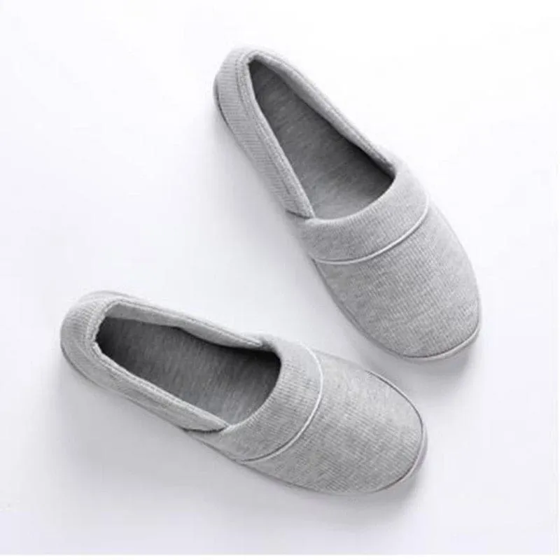 Thermal Cotton-Padded Soft Outsole Indoor Slippers For Women