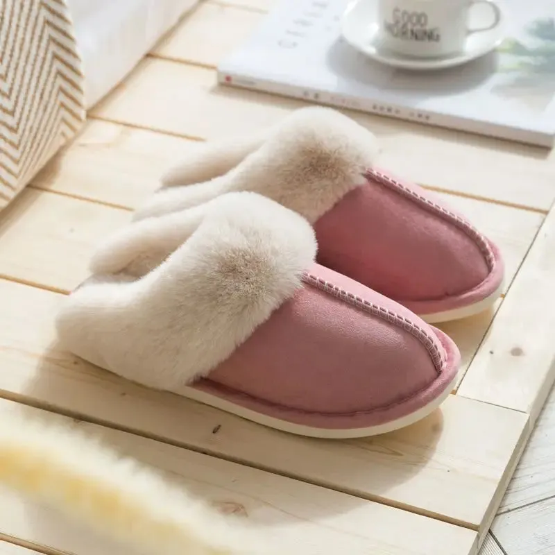 Winter 2024 Women's Plush Indoor Slippers, Soft, Warm, High-Quality, Cozy Style