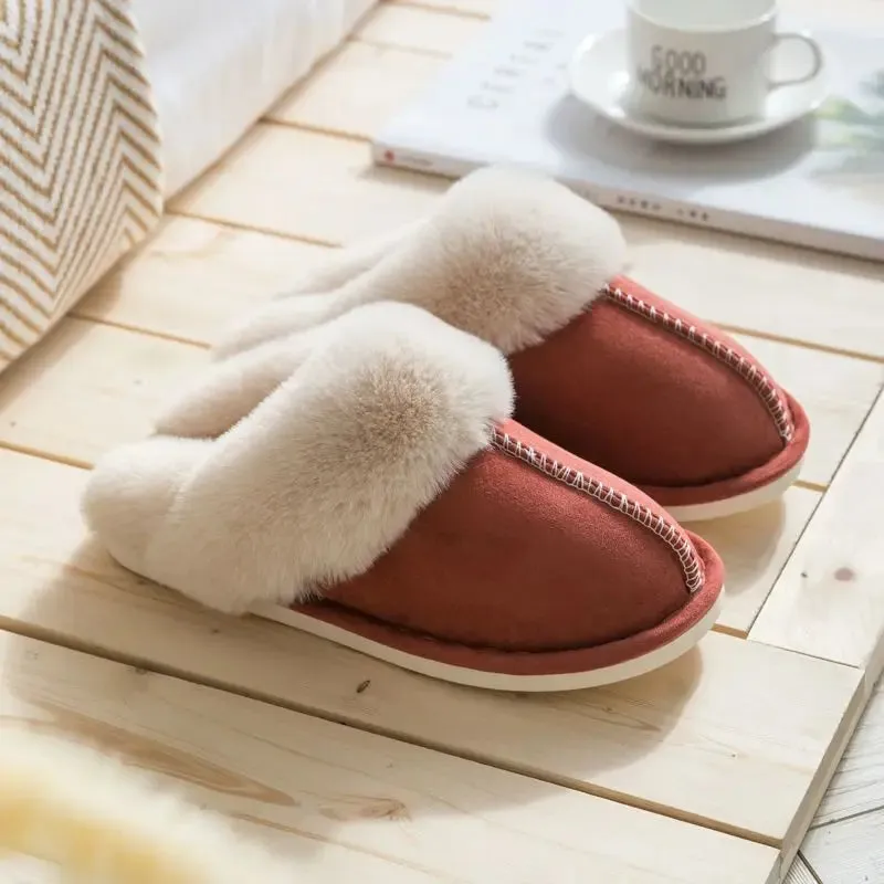 Winter 2024 Women's Plush Indoor Slippers, Soft, Warm, High-Quality, Cozy Style