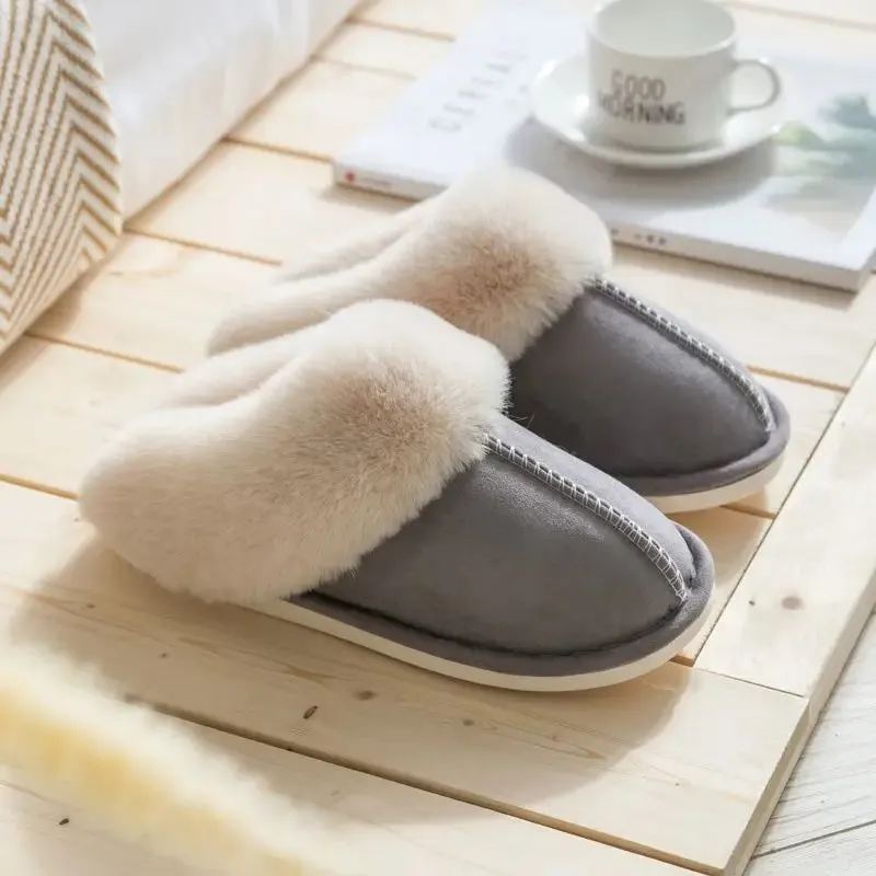 Winter 2024 Women's Plush Indoor Slippers, Soft, Warm, High-Quality, Cozy Style