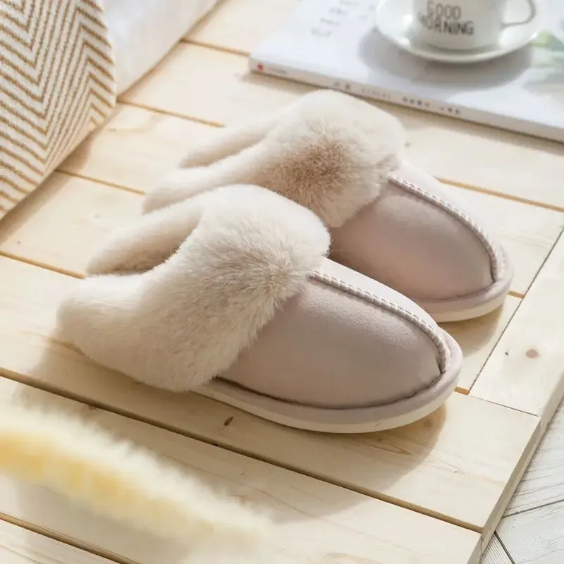 Winter 2024 Women's Plush Indoor Slippers, Soft, Warm, High-Quality, Cozy Style